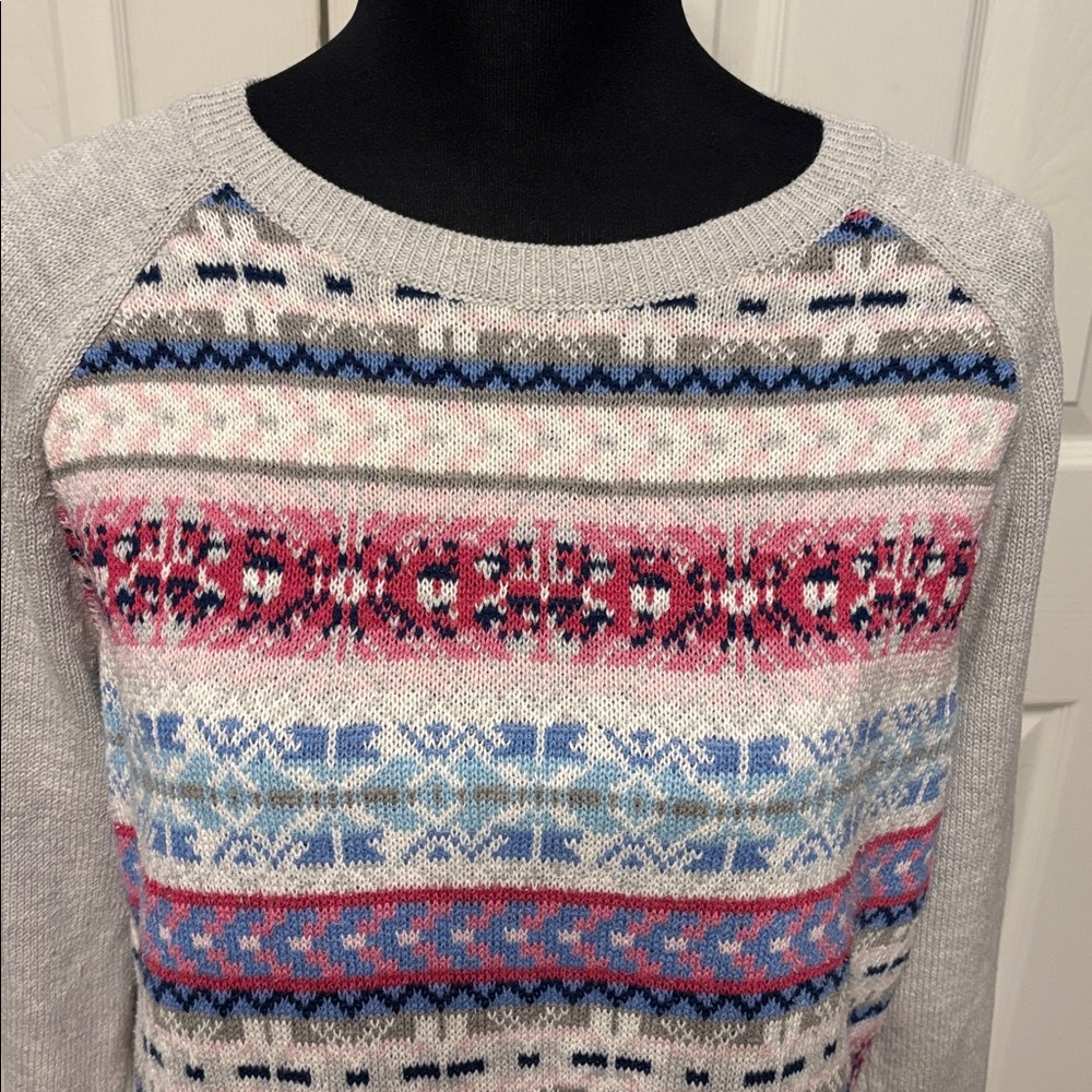 Chaps Snowflake Sweater - Picture 2 of 9